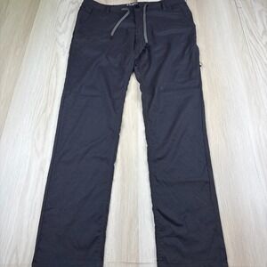 686 Everywhere Collection Mens Black Slim Fit Stretch Hiking Track Pants W34 L34